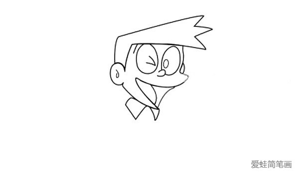 小夫简笔画步骤