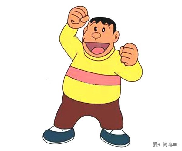 胖虎简笔画 怎么画胖虎简笔画 胖虎简笔画 怎么画胖虎简笔画