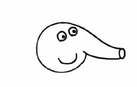 小象艾米丽简笔画步骤
