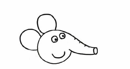 小象艾米丽简笔画步骤