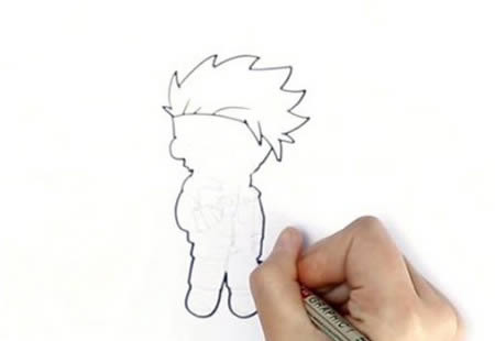 火影忍者卡卡西简笔画