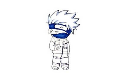 火影忍者卡卡西简笔画