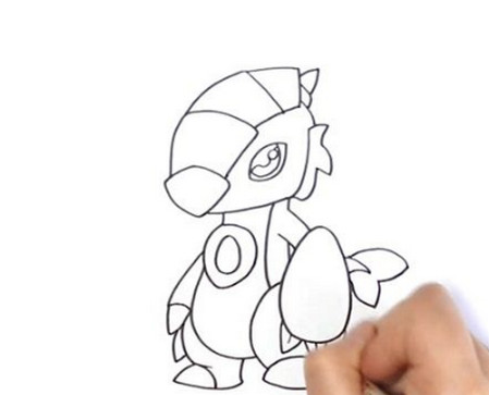 斗龙战士简笔画步骤 斗龙战士简笔画步骤