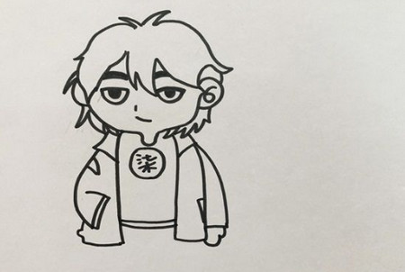 帅气的刺客伍六七简笔画