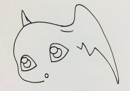 数码宝贝简笔画步骤 数码宝贝简笔画步骤