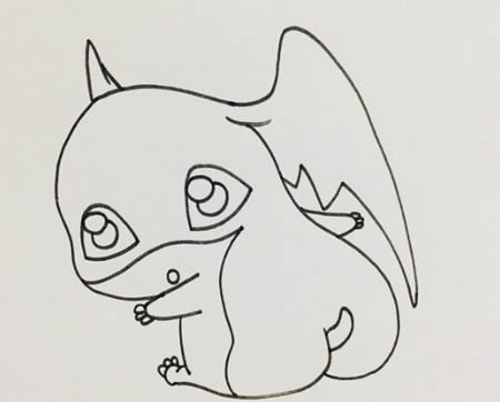 数码宝贝简笔画步骤 数码宝贝简笔画步骤