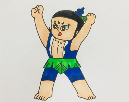 葫芦娃怎么画 葫芦娃简笔画步骤 葫芦娃怎么画 葫芦娃简笔画步骤