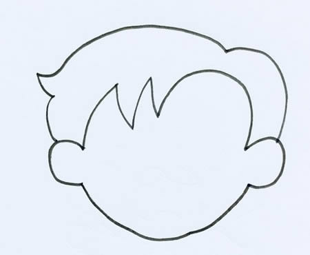 奇异博士简笔画步骤 奇异博士简笔画步骤