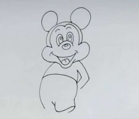 米老鼠怎么画简单又好看 米老鼠怎么画简单又好看