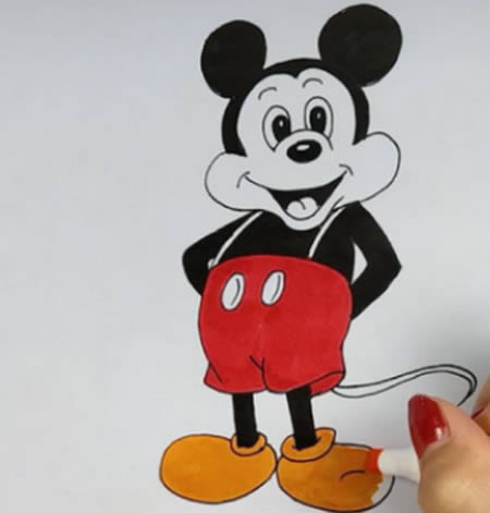 米老鼠怎么画简单又好看 米老鼠怎么画简单又好看