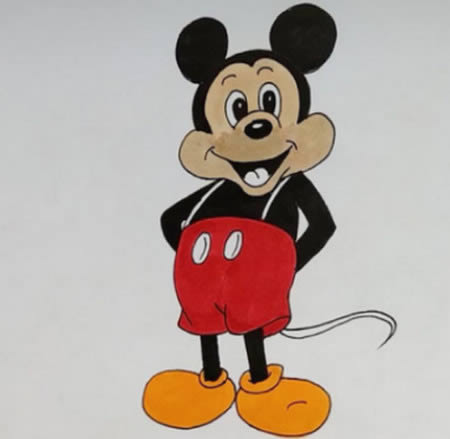 米老鼠怎么画简单又好看 米老鼠怎么画简单又好看