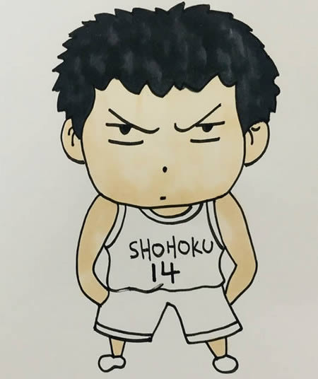 q版三井寿简笔画