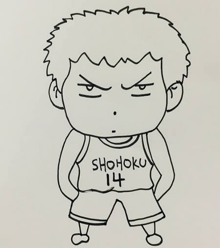 q版三井寿简笔画