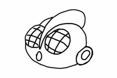 简单帅气的奥特曼简笔画