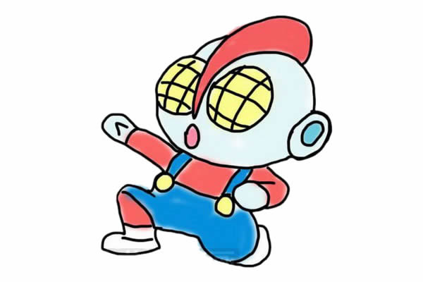 简单帅气的奥特曼简笔画