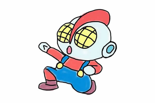 简单帅气的奥特曼简笔画