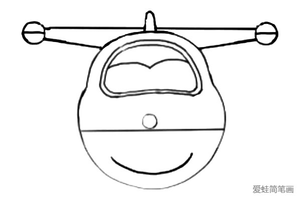 超级飞侠乐迪简单的简笔画 超级飞侠乐迪简单的简笔画