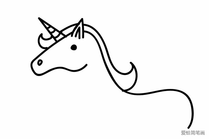 小马宝莉独角兽简笔画步骤