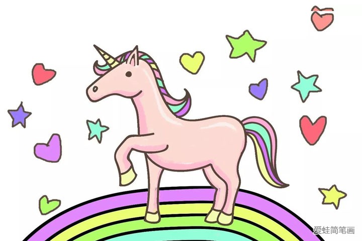 小马宝莉独角兽简笔画步骤
