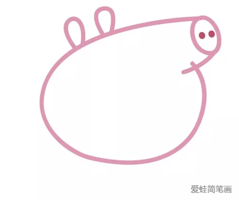 小猪佩奇猪爸爸简笔画教程 小猪佩奇猪爸爸简笔画教程