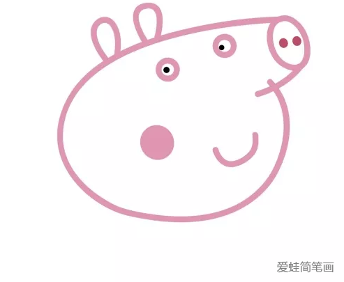 小猪佩奇猪爸爸简笔画教程 小猪佩奇猪爸爸简笔画教程