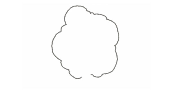 带颜色的小树简笔画怎么画