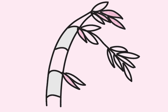 5款关于竹子的简笔画大全