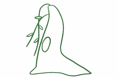 关于柳树的简笔画教程