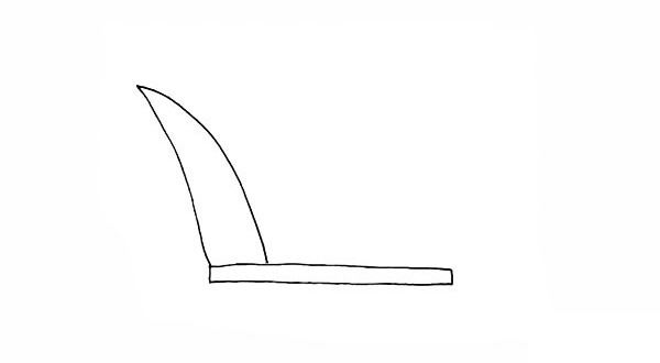 涂色的香蒲简笔画教程