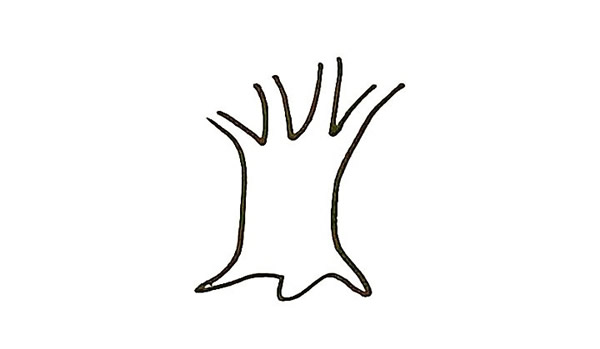 一步步教你画漂亮的大榕树