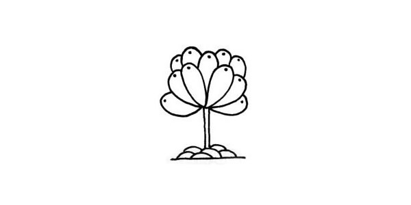 一步步教你画盆栽多肉植物