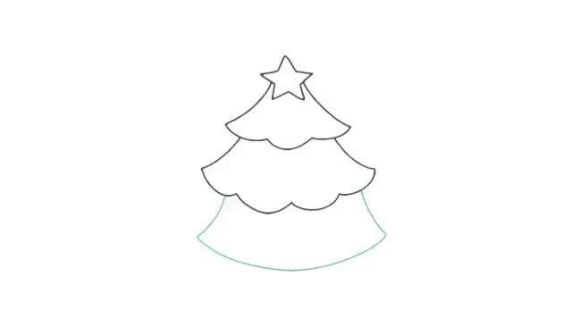 好看的圣诞树怎么画