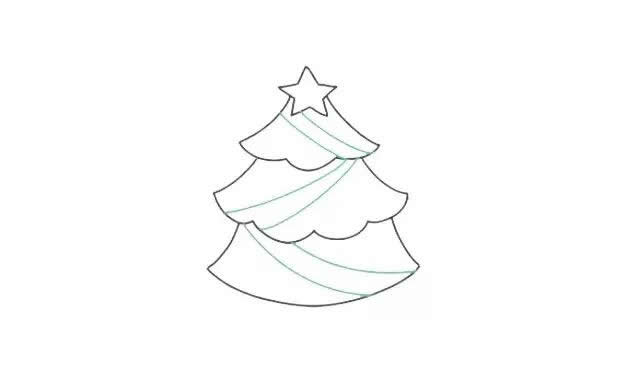 好看的圣诞树怎么画