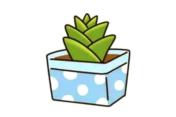 一步步教你画多肉植物简笔画(一步步教你画公园)