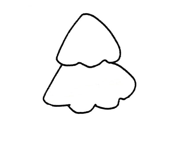 儿童学画松树简笔画步骤