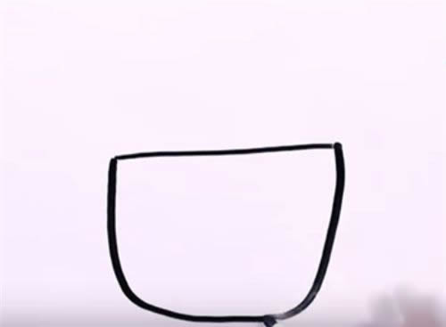 万年青盆栽简笔画步骤教程