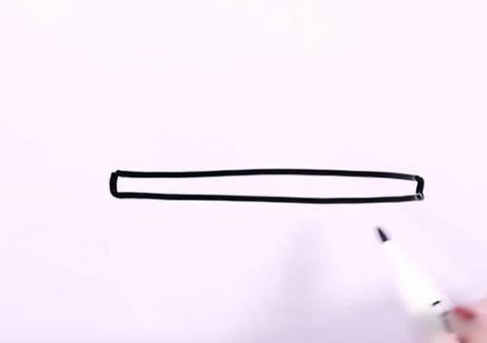 五步画出仙人掌盆栽简笔画