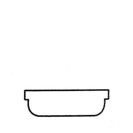 四步画一幅盆景简笔画