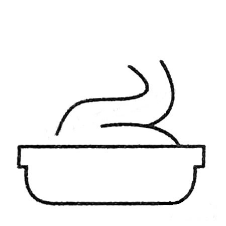 四步画一幅盆景简笔画