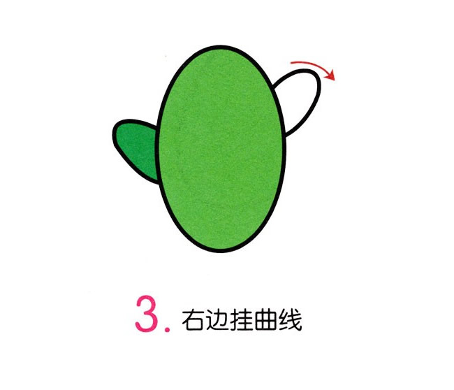 满身是刺的仙人掌简笔画