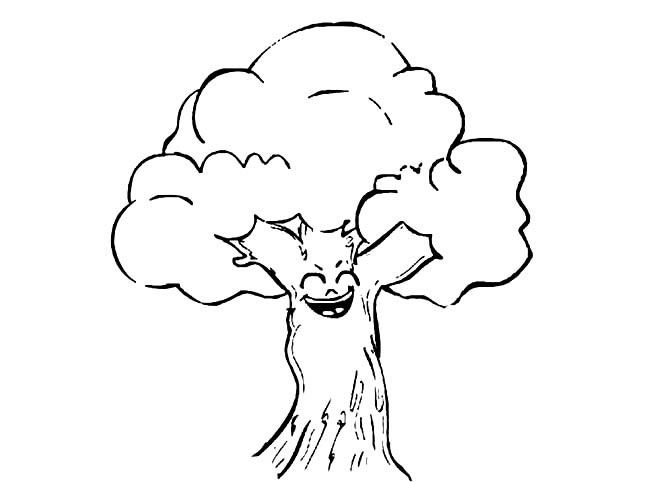 5款关于大树的简笔画大全