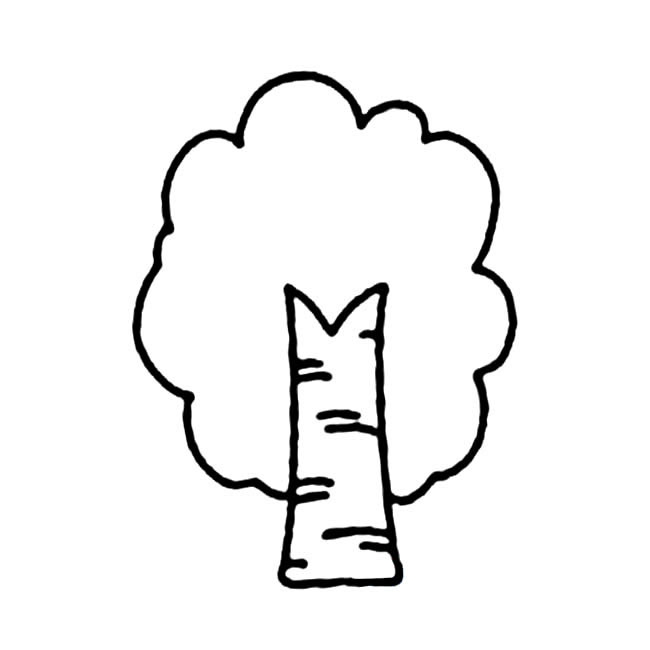 关于白桦树的简笔画(关于白桦树的简笔画怎么画)
