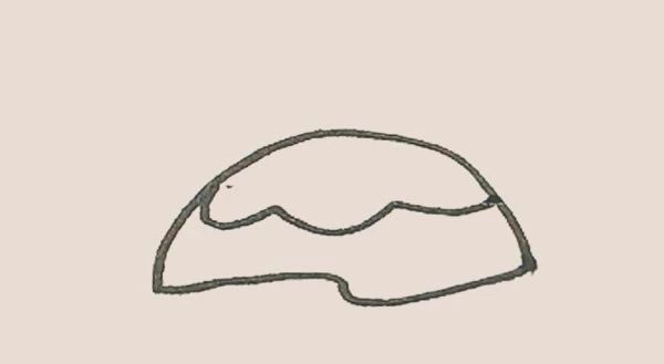 狗尾巴草简笔画步骤