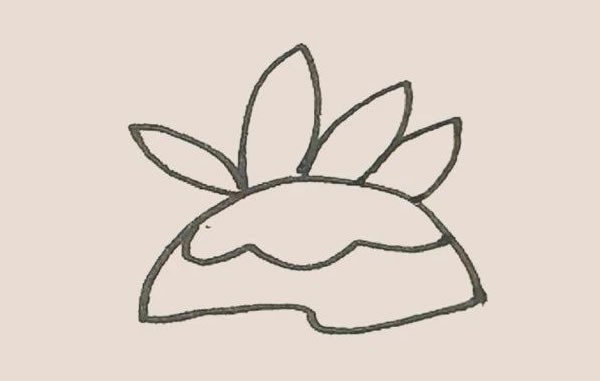 狗尾巴草简笔画步骤