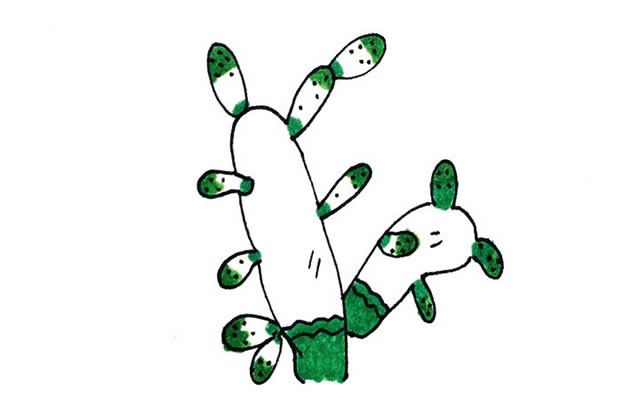 非常有创意的树木简笔画