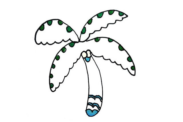 非常有创意的树木简笔画