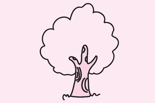 大树简笔画图片大全