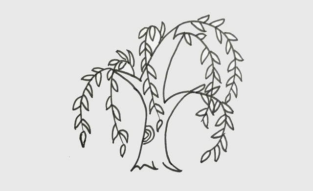 柳树怎么画简单又好看