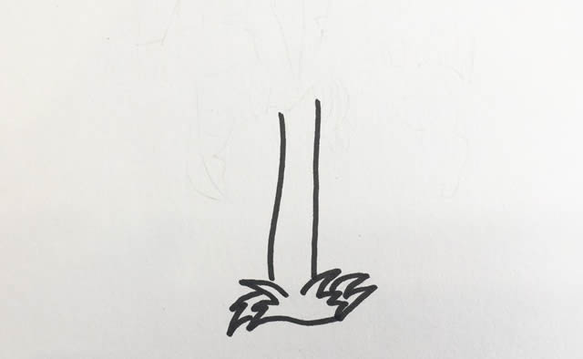 香蕉树简笔画简单画法