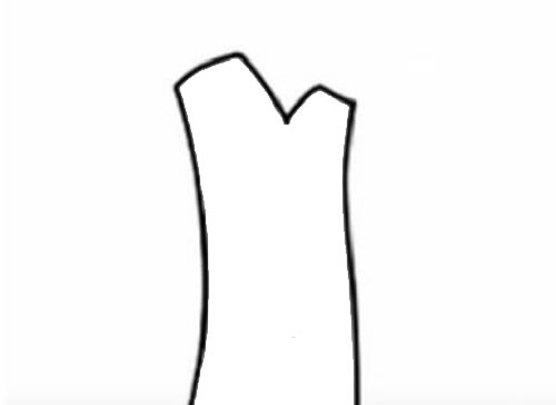 苹果树简笔画画法